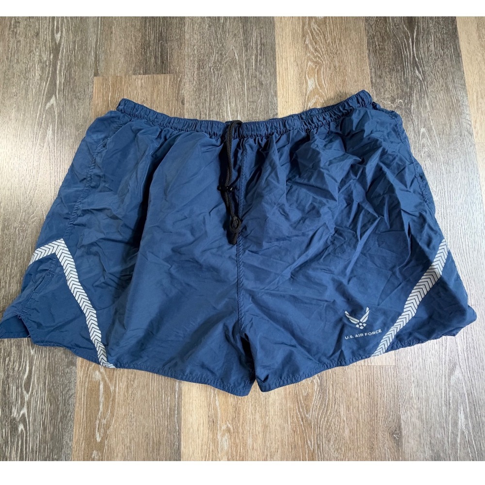 U.S. Air Force PTU Shorts Mens 4XL Blue Reflective Training Trunks